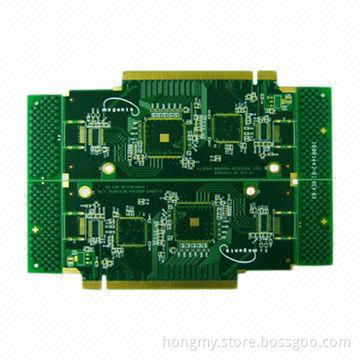 High-density Multilayer PCB, Made of FR-4 with Immersion Gold Finish and Gold Finger